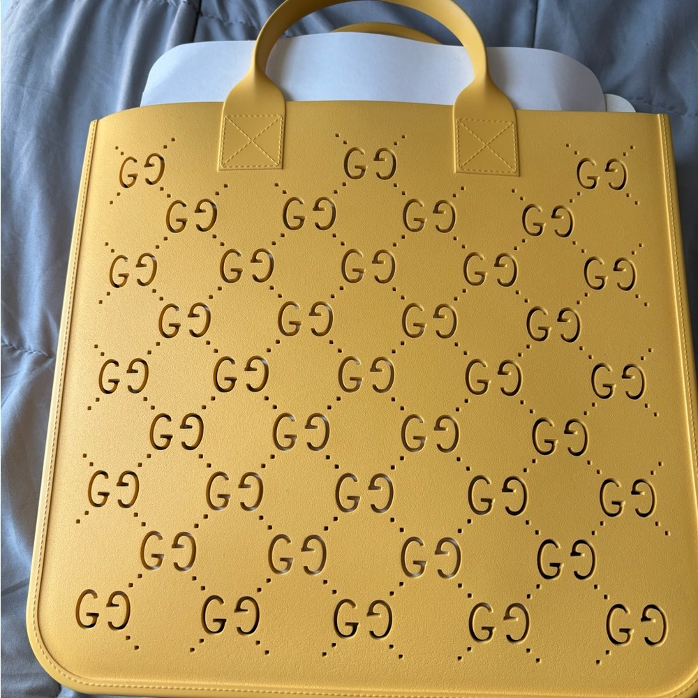 NEW Gucci Kids GG Cut-Out Top Handle Bag
